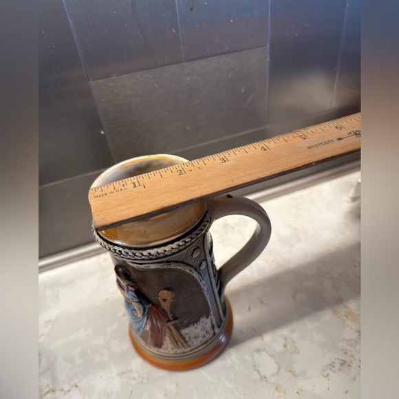 Vintage Ceramic Beer Stein with Handle - Picture 9 of 13